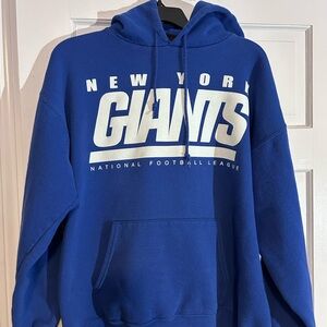 New York Giants - NFL Team Apparel Blue Hoodie - size Large